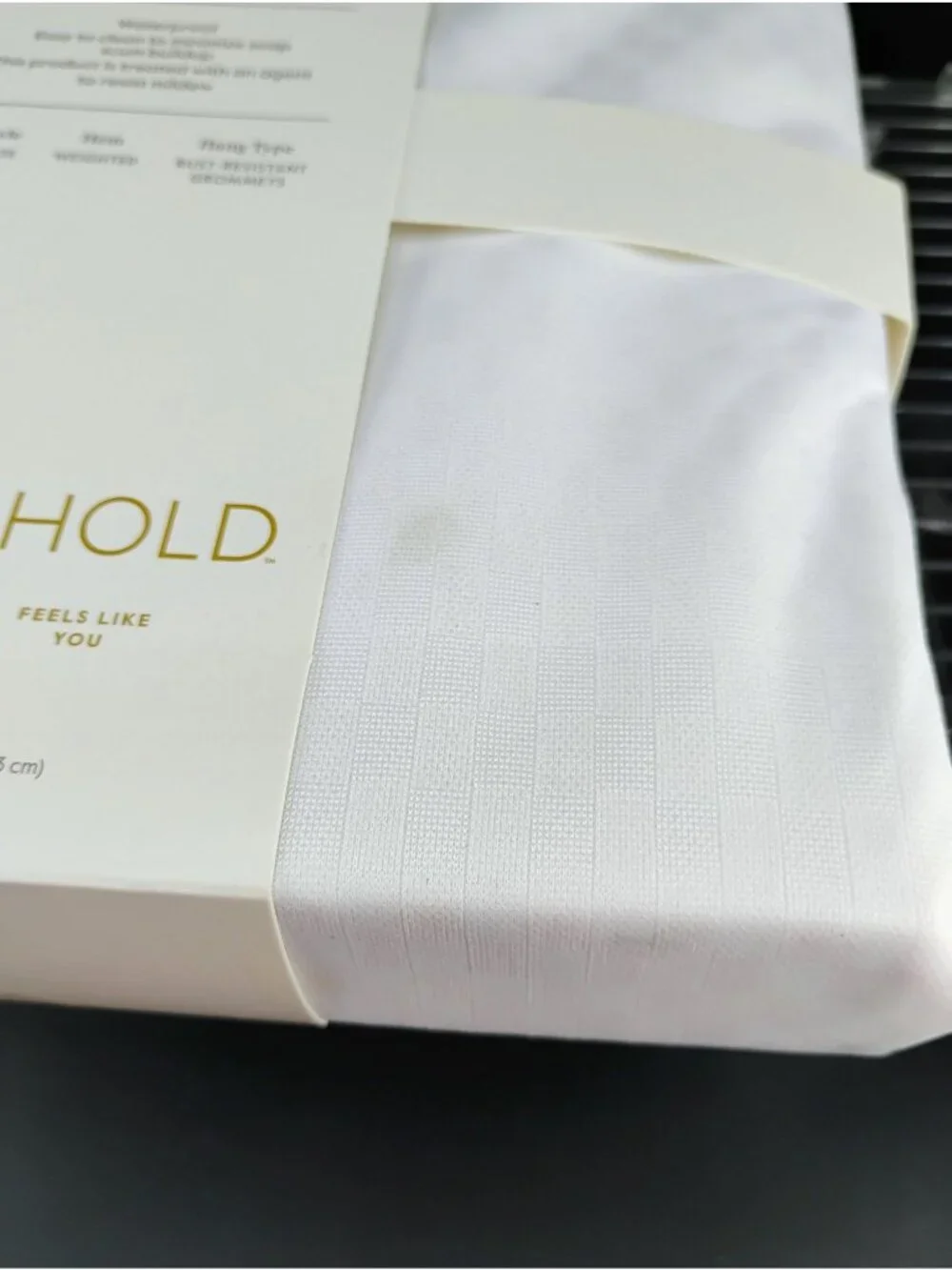 Threshold Fabric Heavy Weight Shower Liner White Waterproof 71